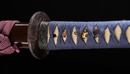 Katana Antica Giapponese, Periodo Edo, Koshirae Blu e Marrone
