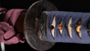 Katana Antica Giapponese, Periodo Edo, Koshirae Blu e Marrone