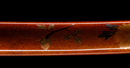 Wakizashi Antico Giapponese Toranba Hamon con Kogatana & Shakudō Tsuba