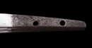 Wakizashi Antico Giapponese Toranba Hamon con Kogatana & Shakudō Tsuba