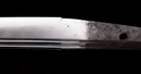 Wakizashi Antico Giapponese Toranba Hamon con Kogatana & Shakudō Tsuba