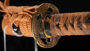 Katana Antica Giapponese 70cm lama, Koshirae Marrone, Periodo Edo