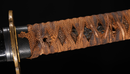 Katana Antica Giapponese 70cm lama, Koshirae Marrone, Periodo Edo