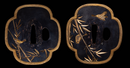 Wakizashi Antico Giapponese Toranba Hamon con Kogatana & Shakudō Tsuba