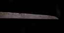 Wakizashi Antico Giapponese Toranba Hamon con Kogatana & Shakudō Tsuba