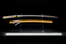 Katana Antica Giapponese di Tachibana Munehiro con Koshirae Dorato