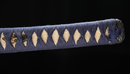 Katana Antica Giapponese, Periodo Edo, Koshirae Blu e Marrone