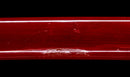 Katana Antica Giapponese con Saya Rosso e Tsuba Fukurin Momiji Dorata