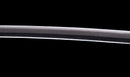 Katana Antica Giapponese con Saya Rosso e Tsuba Fukurin Momiji Dorata