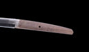 Katana Antica Giapponese con Saya Rosso e Tsuba Fukurin Momiji Dorata
