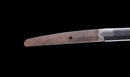 Katana Antica Giapponese con Saya Rosso e Tsuba Fukurin Momiji Dorata