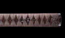 Katana Antica Giapponese, Tsuba con Uccelli Acquatici firmata Awataguchi