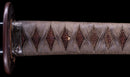 Katana Antica Giapponese, Tsuba con Uccelli Acquatici firmata Awataguchi