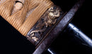 Katana Antica Giapponese di Kaifu con Doppio Hozon e Tsuba Myōchin Gunbai