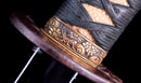 Katana Antica Giapponese con Tsuba in Ferro a Saggi Seduti e Hamon Suguha, Mumei, Periodo Edo