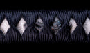 Katana Antica Giapponese con Koshirae in Lacca Nera e Tsuba in Ferro con Motivo a Piuma firmata Chikushi Tadamasa - Hozon