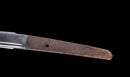 Katana Antica Giapponese con Tsuba in Ferro Sukashi Floreale, Lama Mumei Periodo Edo