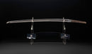 Katana Antica Giapponese con Tsuba in Ferro Sukashi Floreale, Lama Mumei Periodo Edo