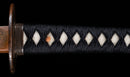 Katana Antica Giapponese con Tsuba in Ferro Intarsiato in Oro, Attribuita a Chikuzen Nobukuni — NBTHK Hozon