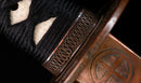 Katana Antica Giapponese con Tsuba in Ferro Intarsiato in Oro, Attribuita a Chikuzen Nobukuni — NBTHK Hozon