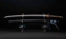 Katana Antica Giapponese con Tsuba in Ferro Intarsiato in Oro, Attribuita a Chikuzen Nobukuni — NBTHK Hozon