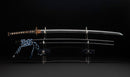 Katana Antica Giapponese con Tsuba in Ferro Intarsiato in Oro, Attribuita a Chikuzen Nobukuni — NBTHK Hozon