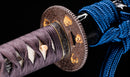 Katana Antica Giapponese con Tsuba Karakusa, firmata Chōshū Fujiwara Kiyoshige — NBTHK Hozon