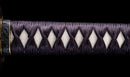 Katana Antica Giapponese con Tsuba Karakusa, firmata Chōshū Fujiwara Kiyoshige — NBTHK Hozon