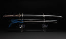 Katana Antica Giapponese con Tsuba Karakusa, firmata Chōshū Fujiwara Kiyoshige — NBTHK Hozon