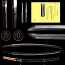 Wakizashi Antico di Osafune Sukesada con Koshirae a Motivo di Leone - NBTHK Hozon