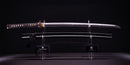 Katana Antica Giapponese, Gunome Hamon con Raccordi Floreali