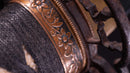 Katana Antica Giapponese, Gunome Hamon con Raccordi Floreali