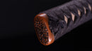 Katana Antica Giapponese, Gunome Hamon con Raccordi Floreali