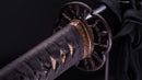 Katana Antica Giapponese, Gunome Hamon con Raccordi Floreali