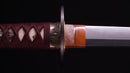 Katana Antica Giapponese con Tsuba Kuruma-sukashi