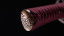 Katana Antica Giapponese con Tsuba Kuruma-sukashi