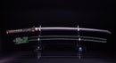 Katana Antica Giapponese firmata Seki-ju Kaneyoshi con Splendida Saya Verde
