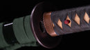 Katana Antica Giapponese firmata Seki-ju Kaneyoshi con Splendida Saya Verde