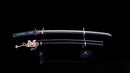 Katana Antica Giapponese con Tsuba Sukashi a Motivo Foglia