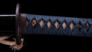 Katana Antica Giapponese con Tsuba Sukashi a Motivo Foglia