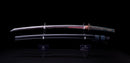 Katana Antica Giapponese con Scanalatura Laccata Rossa