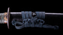 Katana Antica Giapponese con Scanalatura Laccata Rossa