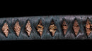 Katana Antica Giapponese con Scanalatura Laccata Rossa
