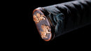 Katana Antica Giapponese con Scanalatura Laccata Rossa