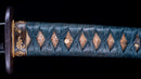 Katana Antica Giapponese con Tsuba Kakugata Arrotondata - Tardo Muromachi