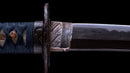 Katana Antica Giapponese con Sukashi in Ferro e Koshirae